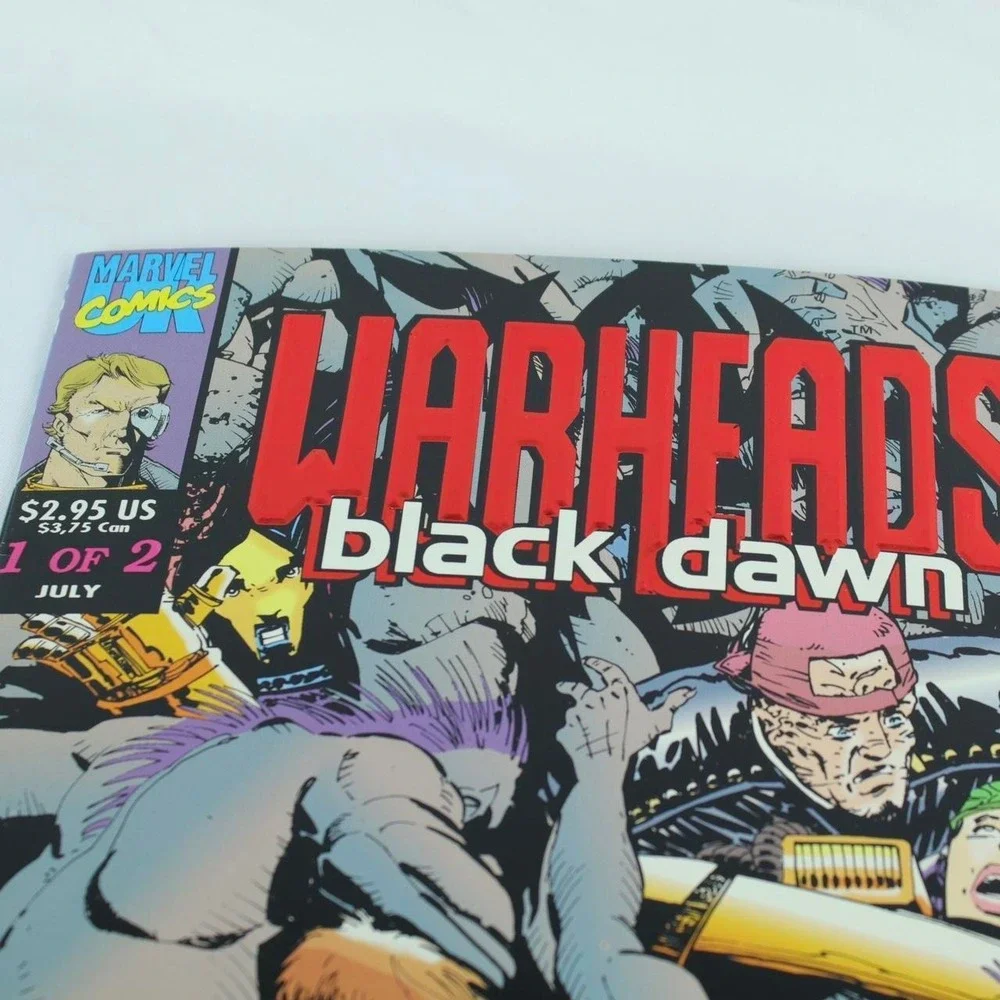 Vintage Warheads Black Dawn Comic Book Issue #1 by Marvel Comics UK